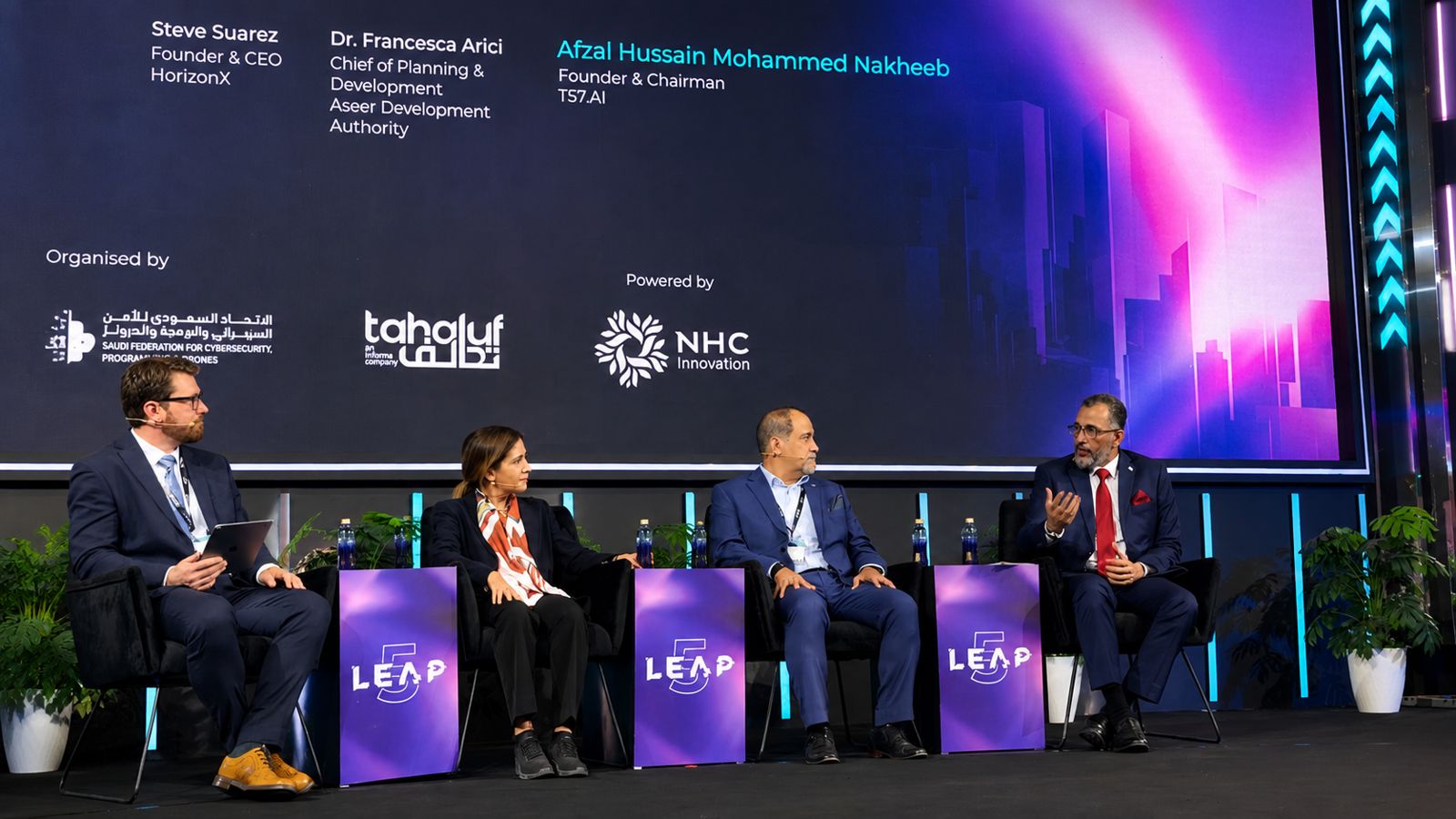 Afzal on the LEAP 2026 Smart Cities Stage panel